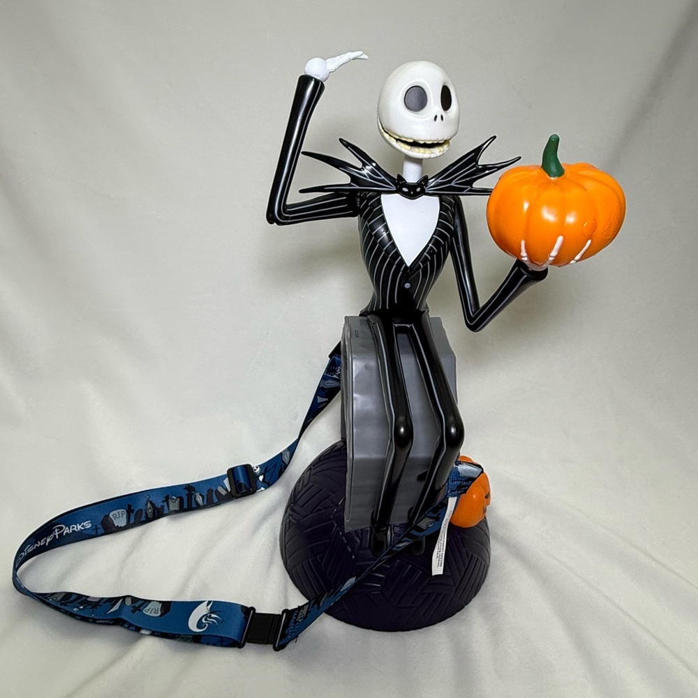 Jack Skellington popcorn bucket from Mickey’s Not-So scary Halloween party